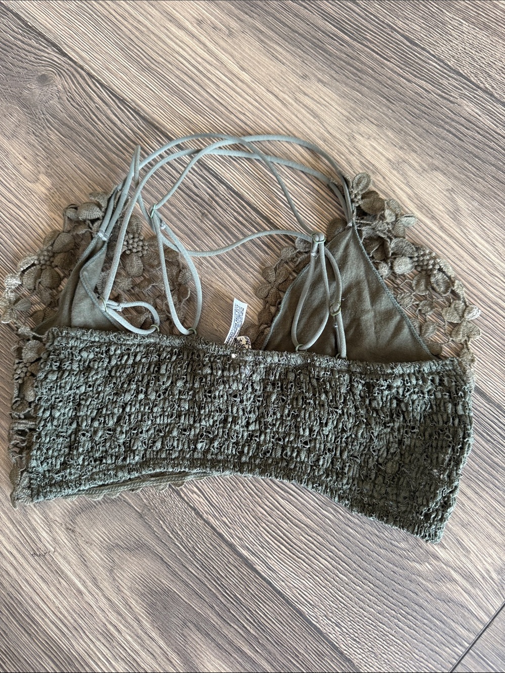 Free People Miss Dazie bralette features an intricate crochet floral lace design - Picture 4 of 12